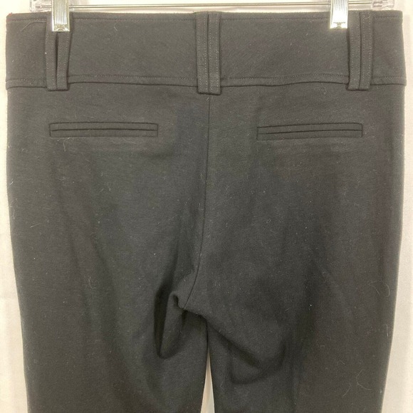 Cache‎ Contour Pants Womens Sz 4 Black Knit Stretch Flare Dress - Picture 4 of 10
